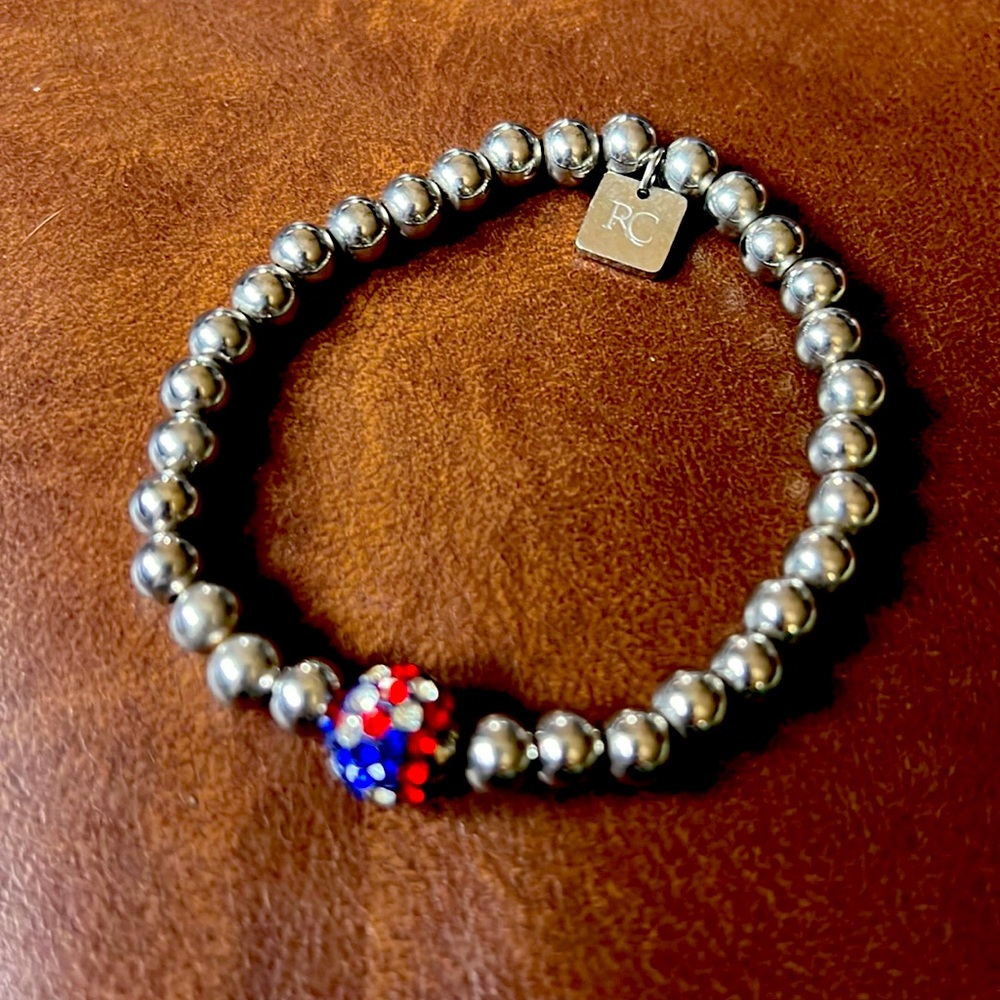 RARE…Rustic Cuff 4th of July Ireland Bracelet